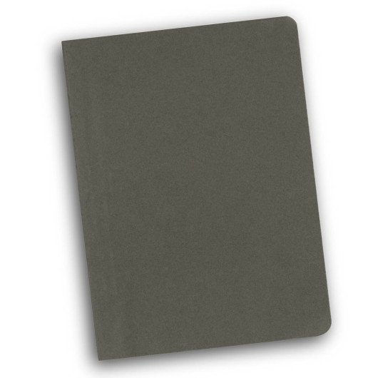 Grey Closed Cotton Soft Cover Notebooks